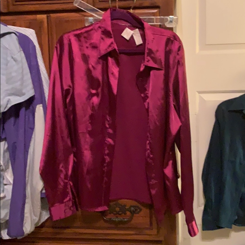 Christie & Jill Button Down Top - Sz 14
